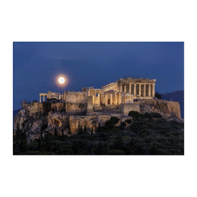 Monuments | The Parthenon Athens, Greece Acrylic Print (Front)