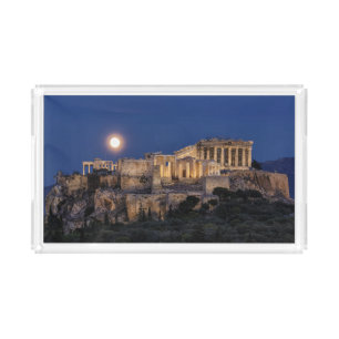 Monuments The Parthenon Athens, Greece Acrylic Tray