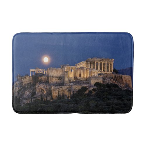 Monuments  The Parthenon Athens Greece Bath Mat