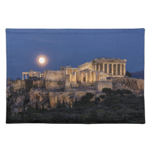 Monuments The Parthenon Athens, Greece Cloth Placemat