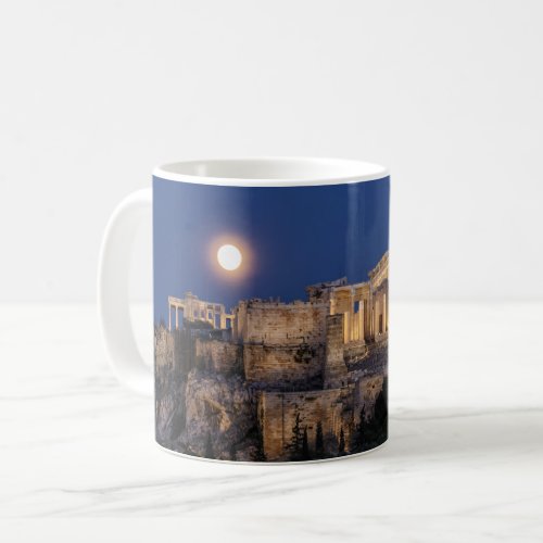 Monuments  The Parthenon Athens Greece Coffee Mug