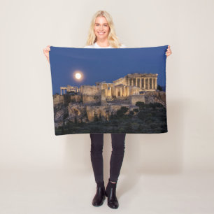 Monuments   The Parthenon Athens, Greece Fleece Blanket