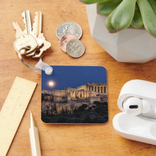 Monuments  The Parthenon Athens Greece Keychain