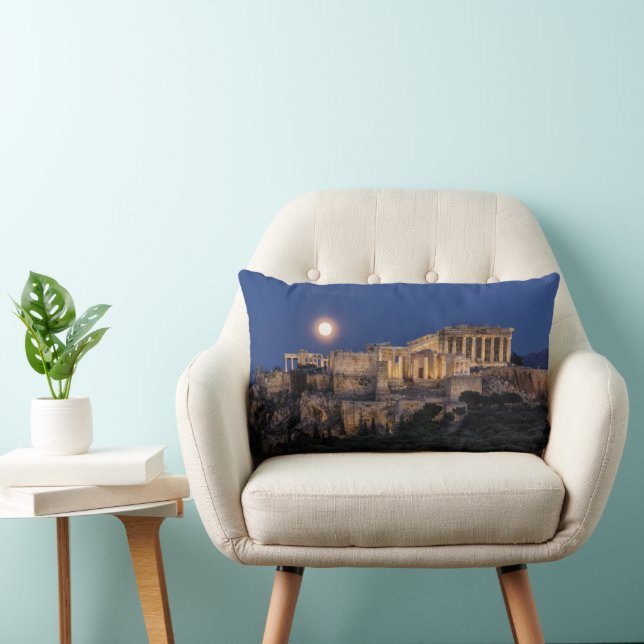 Monuments | The Parthenon Athens, Greece Lumbar Pillow (Chair)