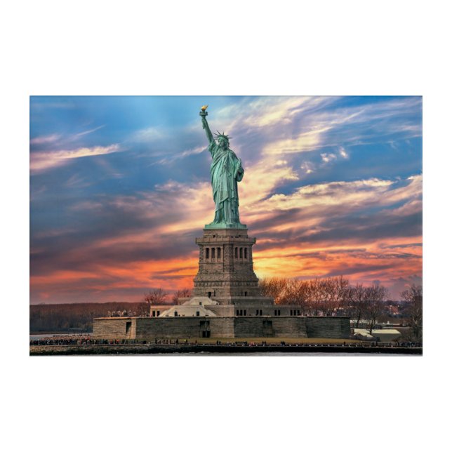 Monuments | The Statue of Liberty Acrylic Print (Front)