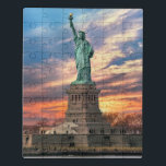 Monuments | The Statue of Liberty Jigsaw Puzzle<br><div class="desc">This amazing Getty Images photo features the Statue of Liberty at sunset.</div>