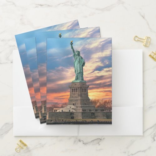 Monuments  The Statue of Liberty Pocket Folder