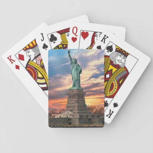 Monuments  The Statue of Liberty Poker Cards