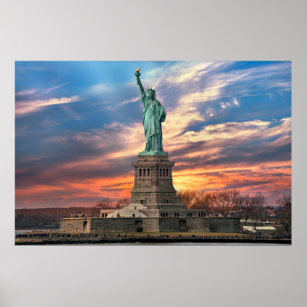 Monuments   The Statue of Liberty Poster