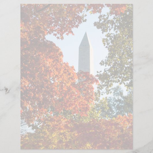 Monuments | Washington Monument in Autumn (Front)