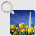 Monuments | Washington Monument in Spring Keychain | Zazzle