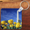 Monuments | Washington Monument in Spring Keychain | Zazzle