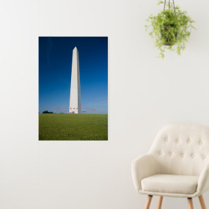 Monuments Washington Monument with Flags Foam Board