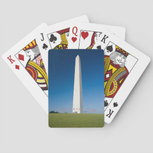 Monuments Washington Monument with Flags Poker Cards