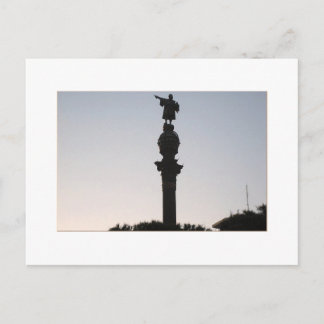 Monumtento a Colón, Barcelona Postcard