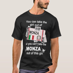 Monza Boarding Pass Monza Girl Monza T-Shirt