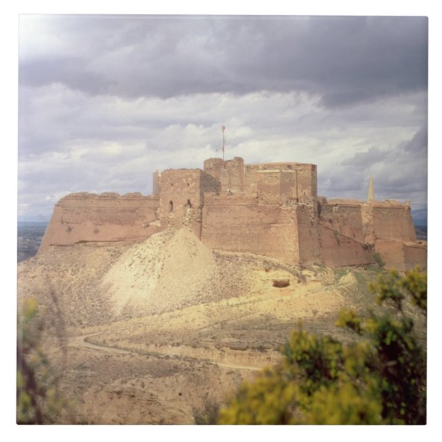 Monzon Castle, where King James spent his infancy, Tile (Front)