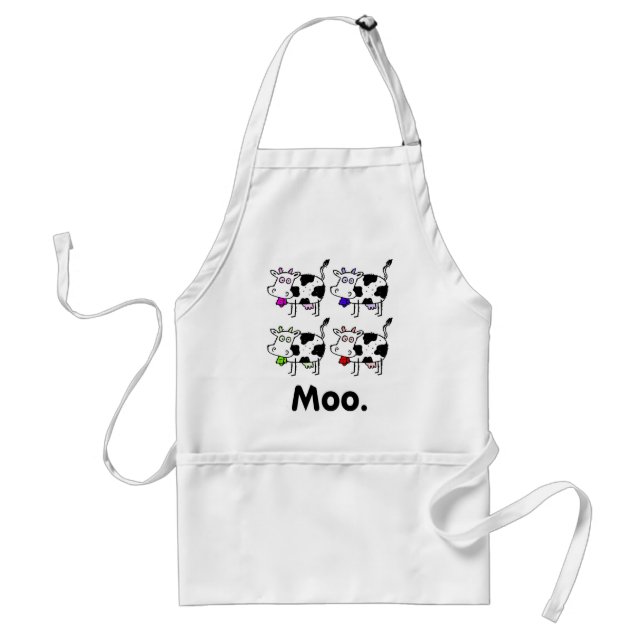 MOO. ADULT APRON (Front)