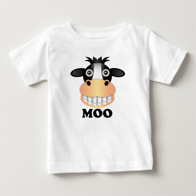 Moo - Baby Fine Jersey T-Shirt Baby T-Shirt (Front)