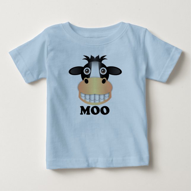 Moo - Baby Fine Jersey T-Shirt Baby T-Shirt (Front)