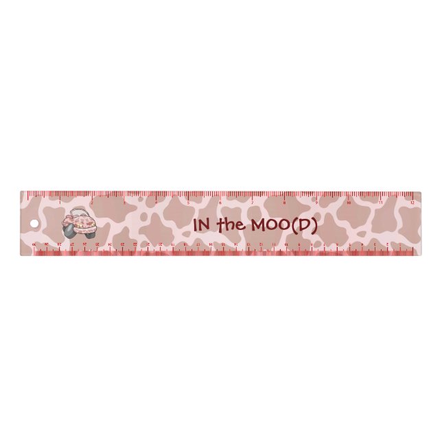 Moo Car 12 inch Ruler (Front)
