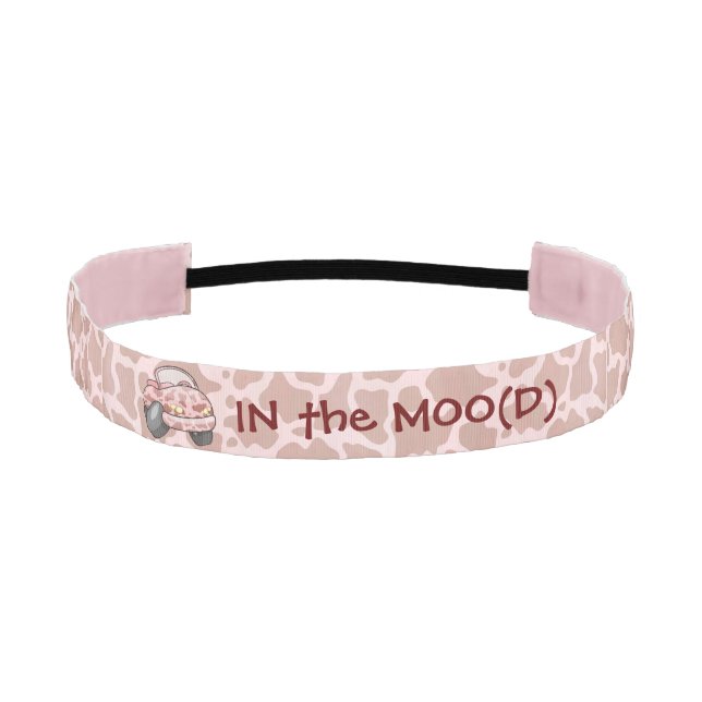 Moo Car Athletic Headband (Front)