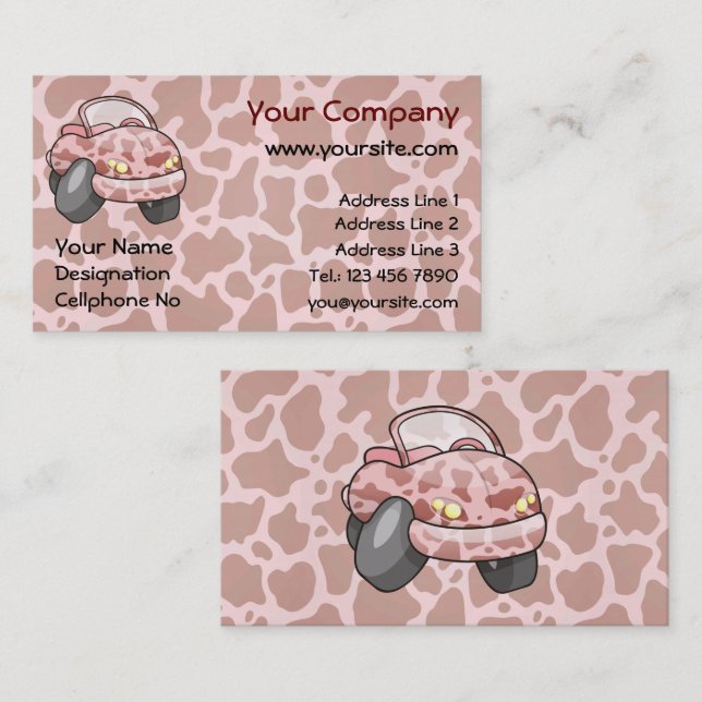 Moo Car Business Card (Front/Back)