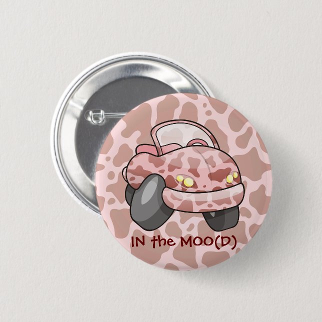 Moo Car Button (Front & Back)