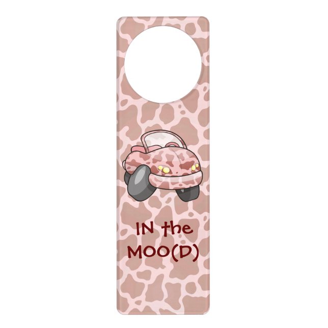 Moo Car Door Hanger (Front)