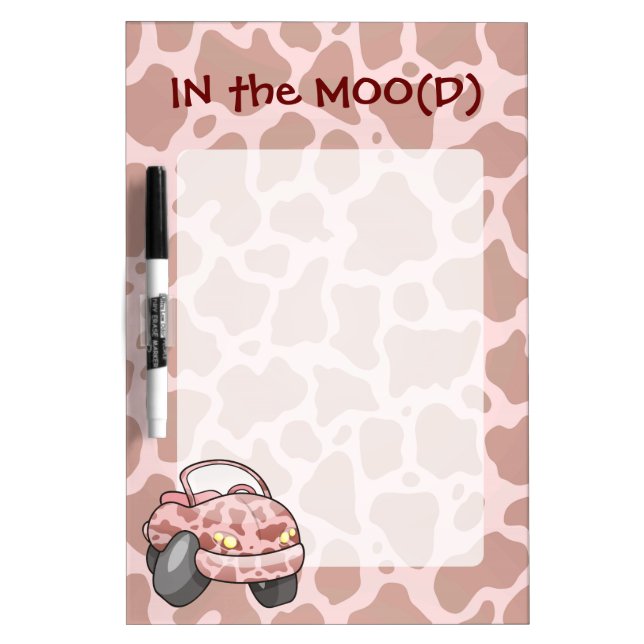 Moo Car Dry-Erase Board (Front)