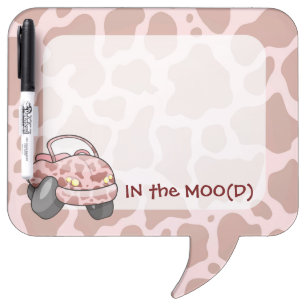 Moo Car Dry Erase Board
