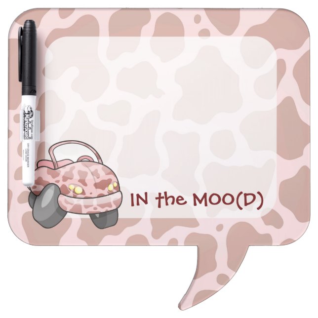 Moo Car Dry Erase Board (Front)