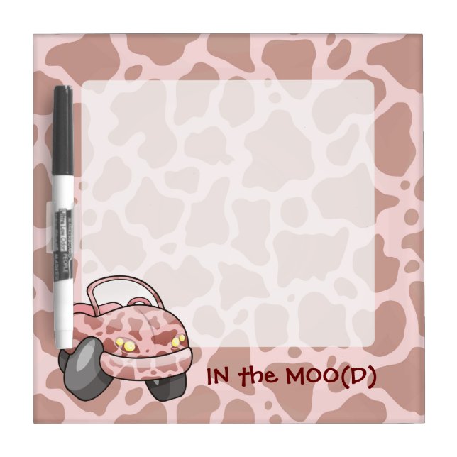 Moo Car Dry-Erase Board (Front)