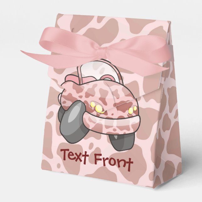 Moo Car Favor Box (Front Side)