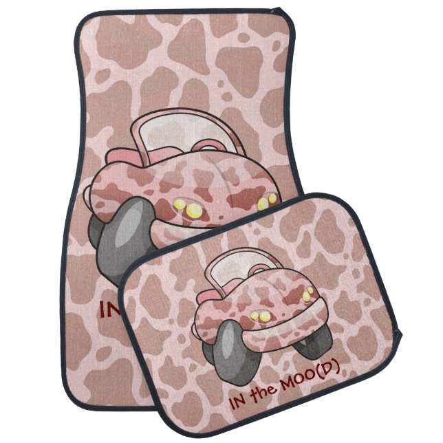 Moo Car Floor Mat (Set)