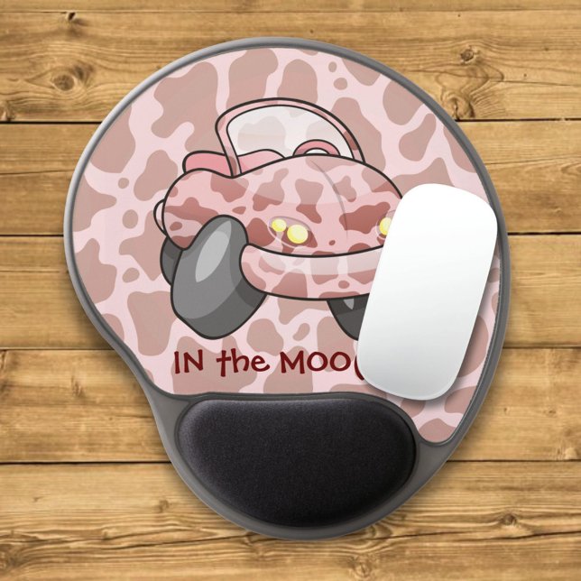 Moo Car Gel Mouse Pad (Creator Uploaded)