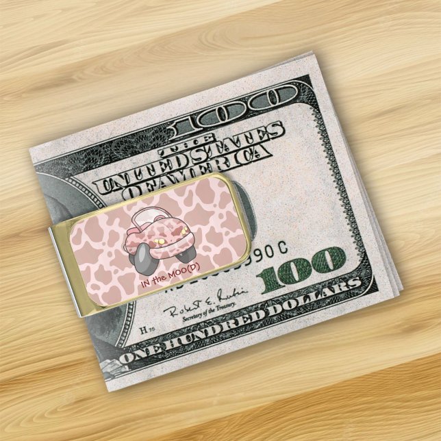 Moo Car Gold Finish Money Clip (Creator Uploaded)