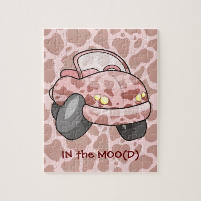 Moo Car Jigsaw Puzzle (Vertical)