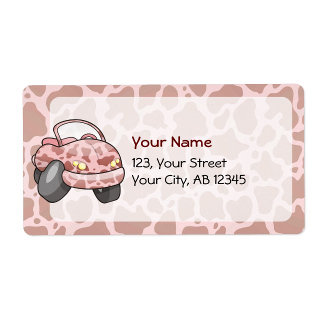 Moo Car Label (Front)