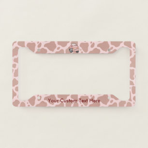 Moo Car License Plate Frame