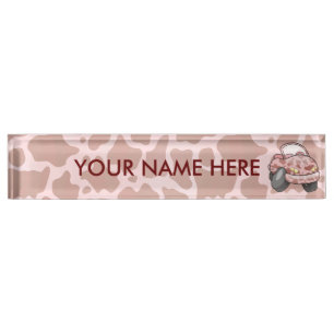 Moo Car Name Plate