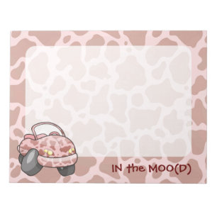 Moo Car Notepad