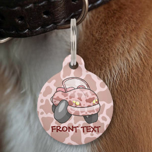 Moo Car Pet Tag