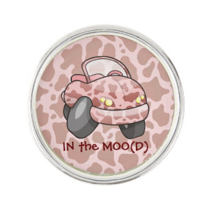 Moo Car Pin