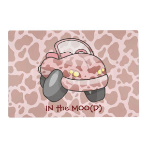 Moo Car Placemat
