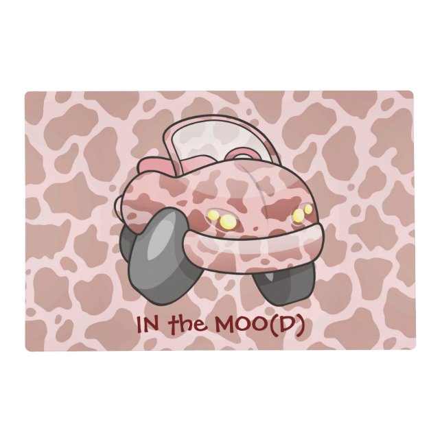 Moo Car Placemat (Front)
