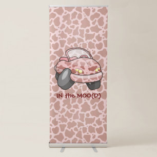 Moo Car Retractable Banner