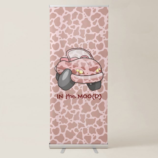 Moo Car Retractable Banner (Front)