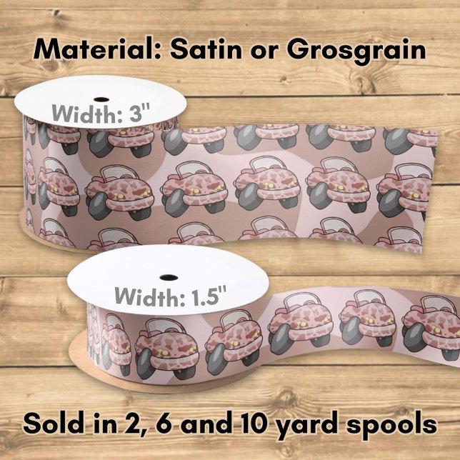 Moo Car Satin Ribbon (Creator Uploaded)