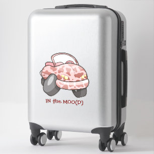 Moo Car Sticker